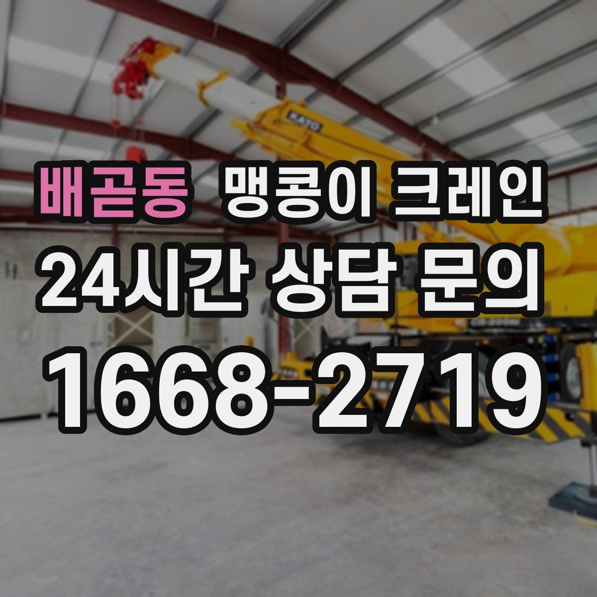 배곧동 맹콩이 크레인