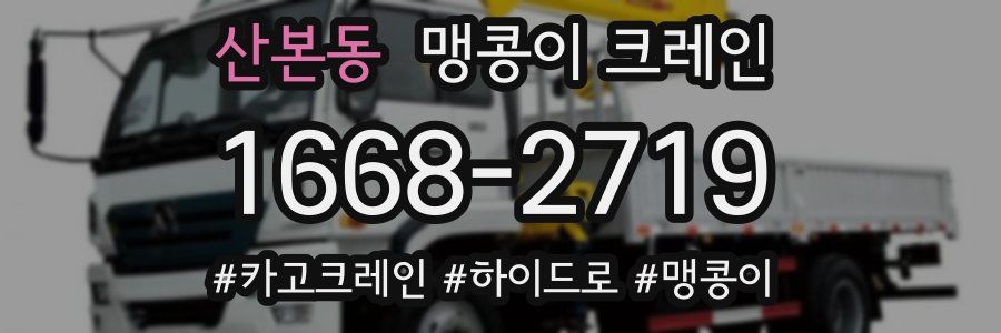 산본동 맹콩이 크레인