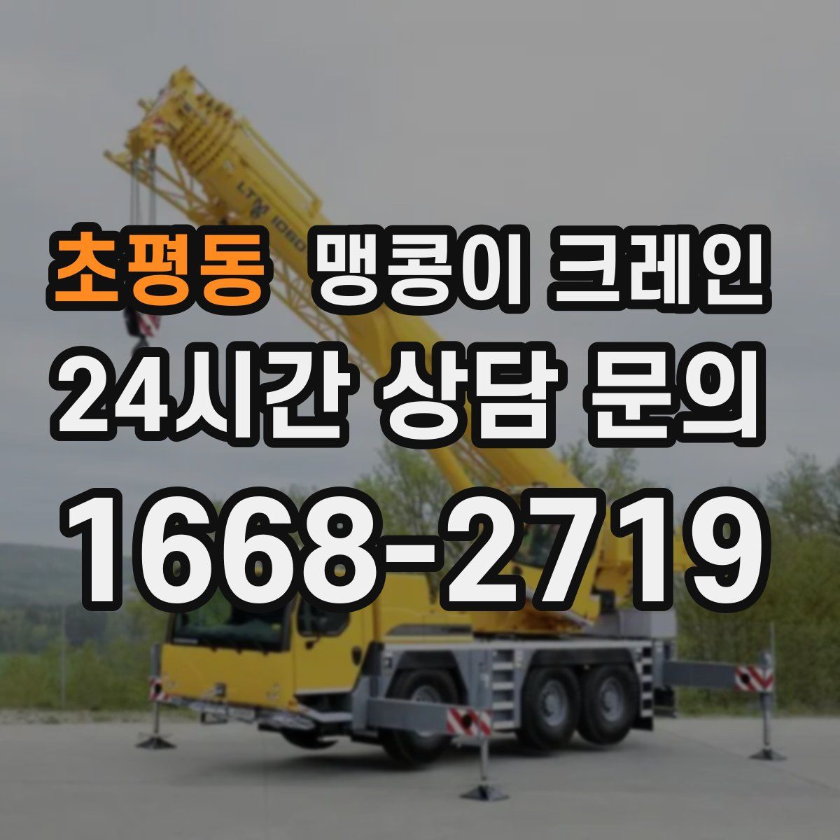 초평동 맹콩이 크레인