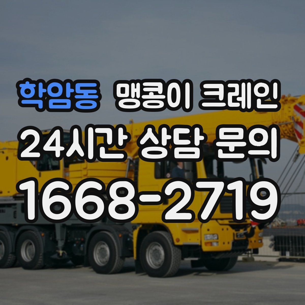 학암동 맹콩이 크레인