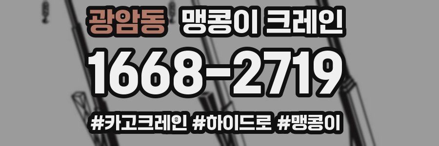 광암동 맹콩이 크레인