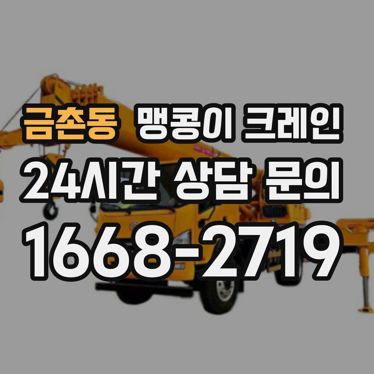 금촌동 맹콩이 크레인