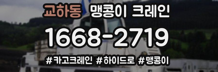 교하동 맹콩이 크레인