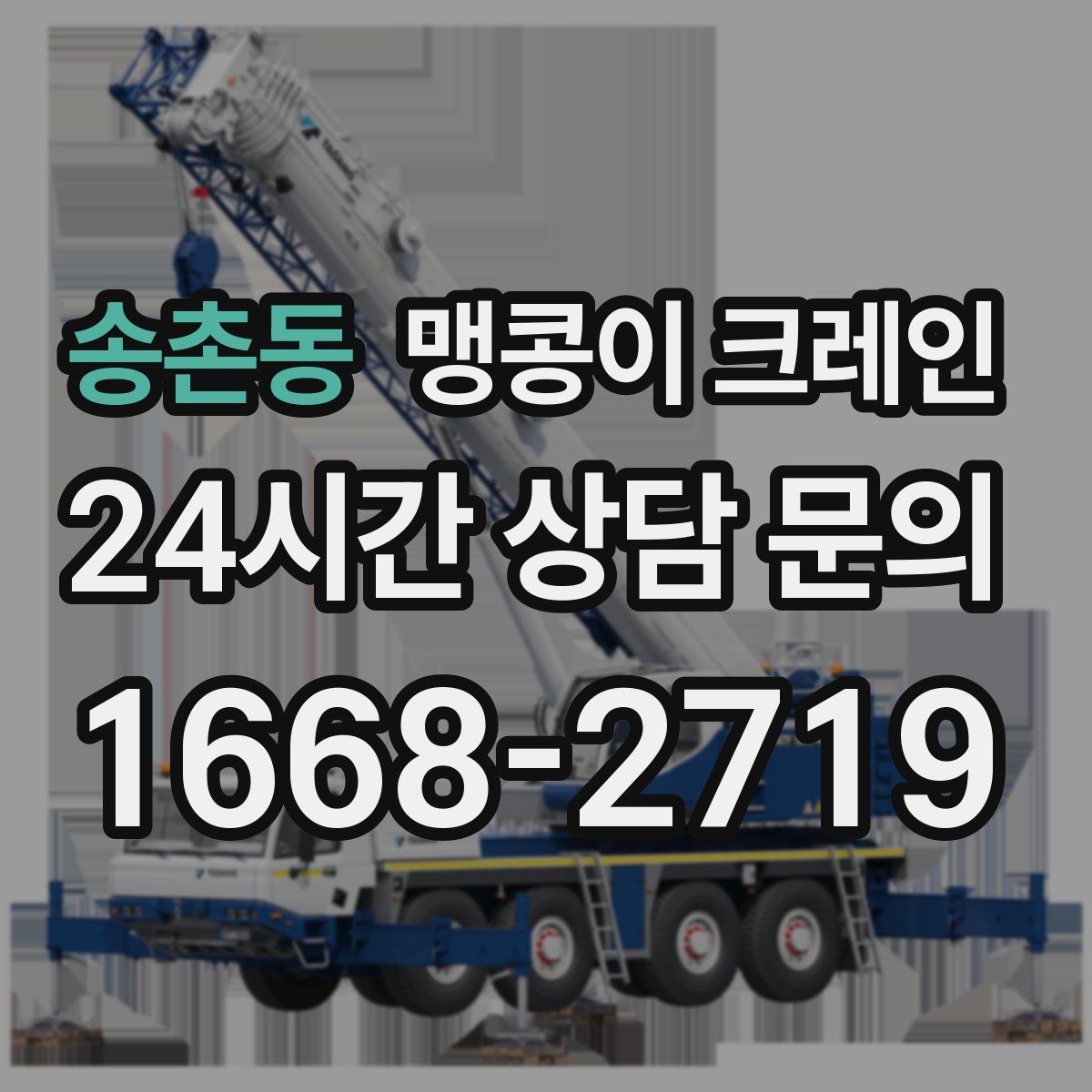 송촌동 맹콩이 크레인