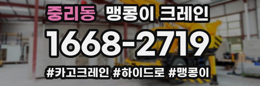 중리동 맹콩이 크레인