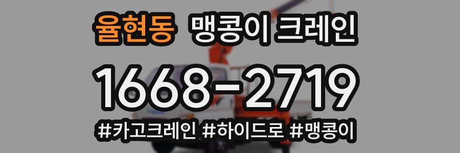 율현동 맹콩이 크레인