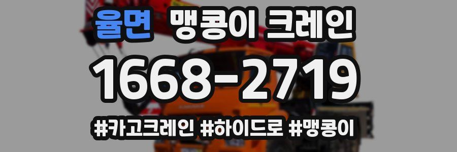 율면 맹콩이 크레인