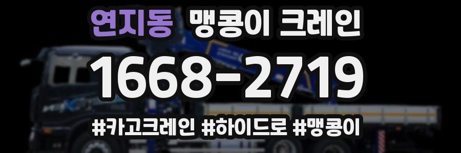 연지동 맹콩이 크레인