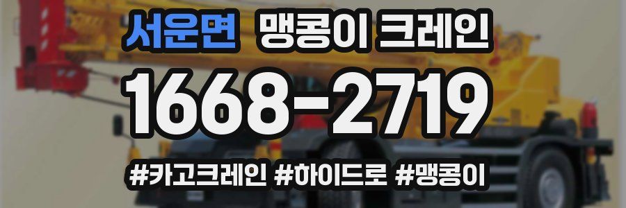 서운면 맹콩이 크레인