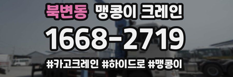 북변동 맹콩이 크레인