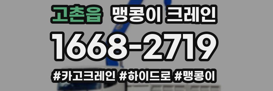 고촌읍 맹콩이 크레인