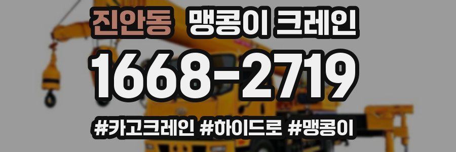 진안동 맹콩이 크레인