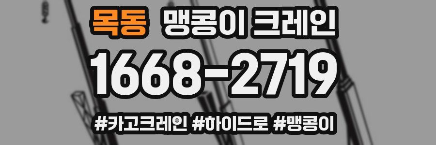 목동 맹콩이 크레인