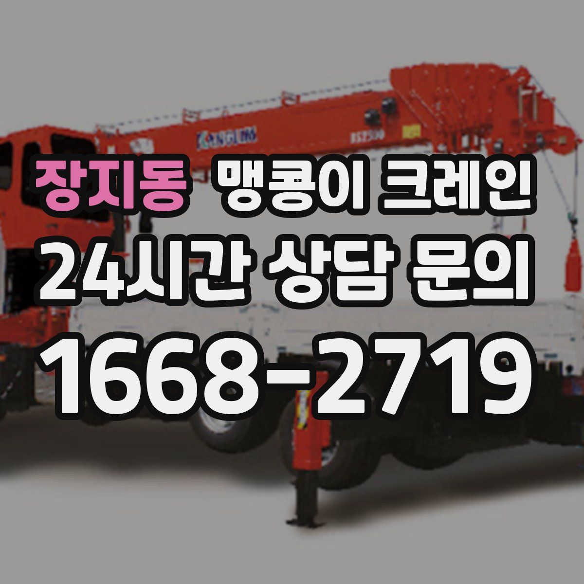 장지동 맹콩이 크레인