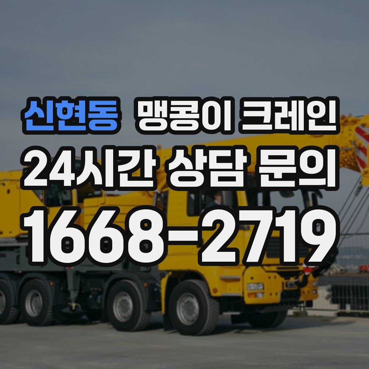 신현동 맹콩이 크레인