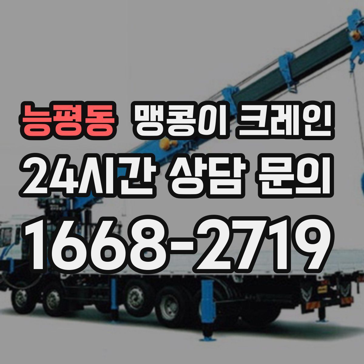 능평동 맹콩이 크레인
