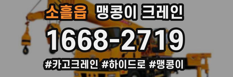 소흘읍 맹콩이 크레인