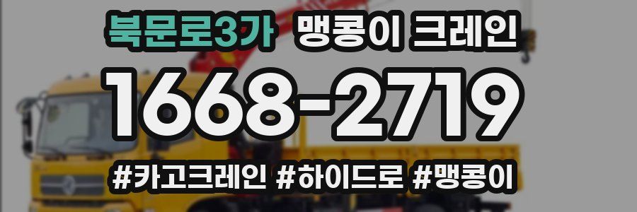 북문로3가 맹콩이 크레인