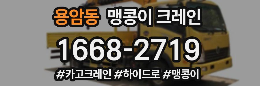 용암동 맹콩이 크레인