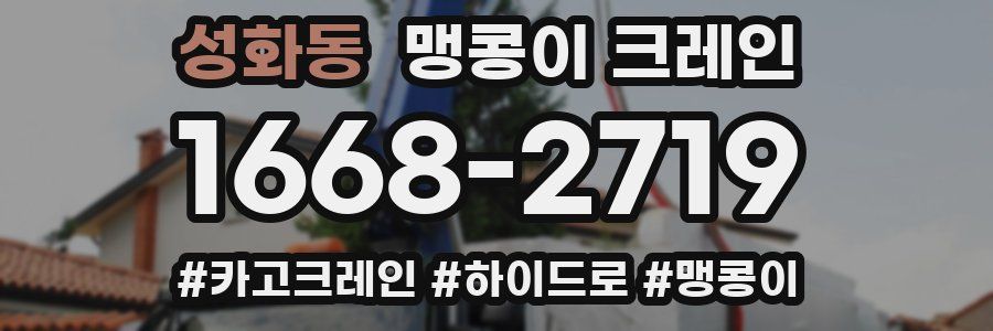 성화동 맹콩이 크레인