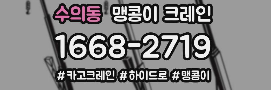 수의동 맹콩이 크레인