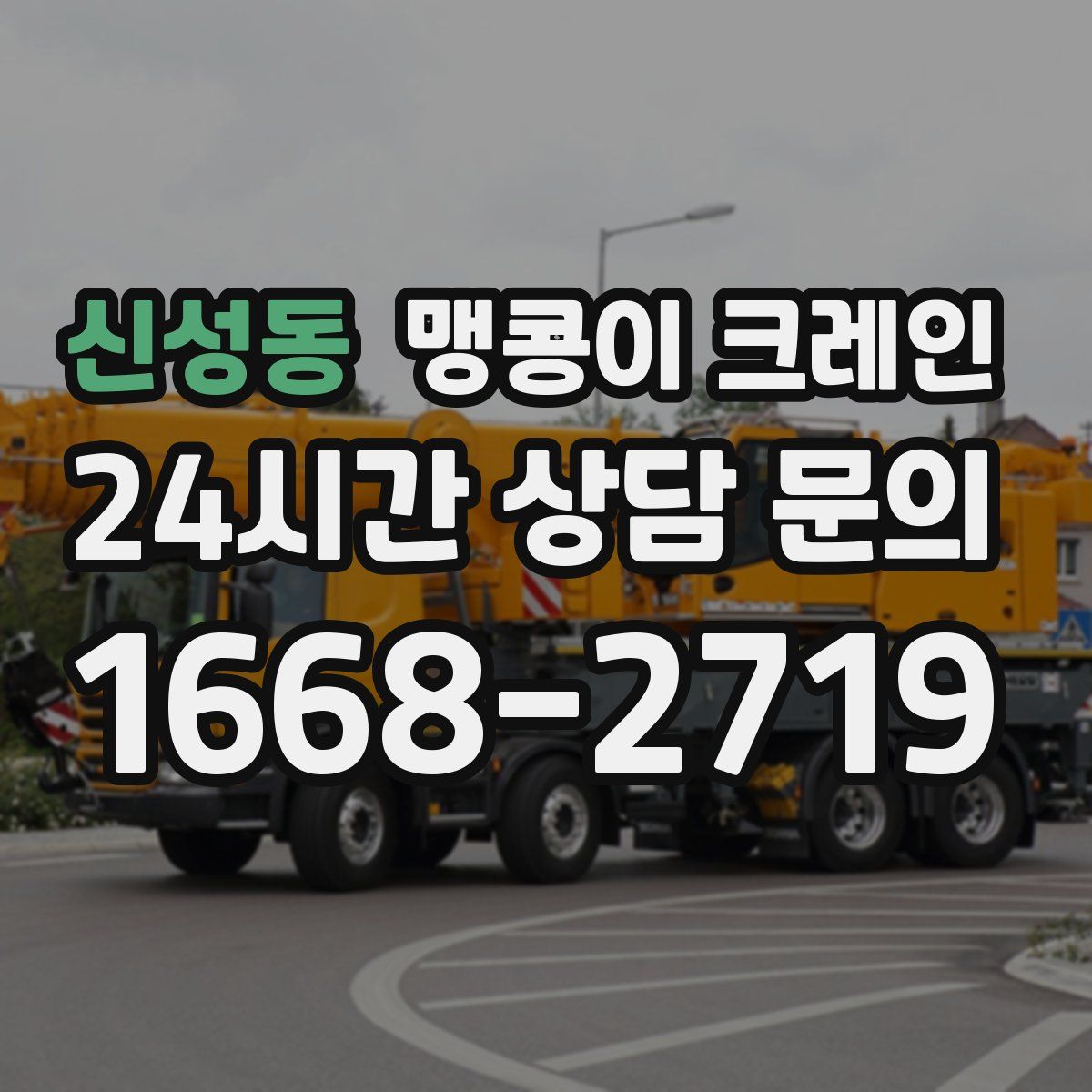 신성동 맹콩이 크레인
