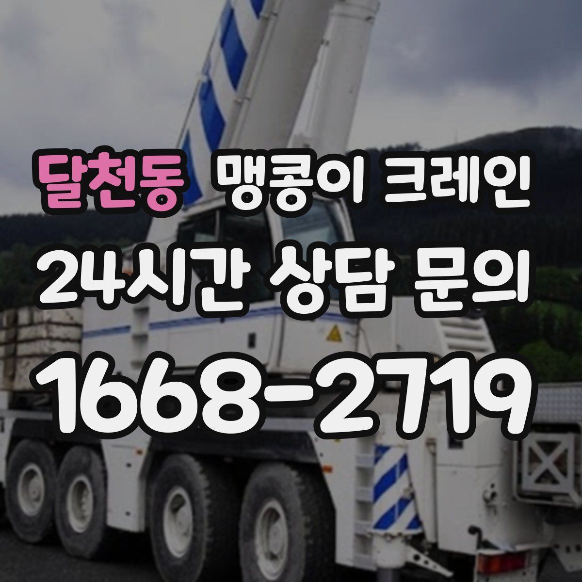 달천동 맹콩이 크레인