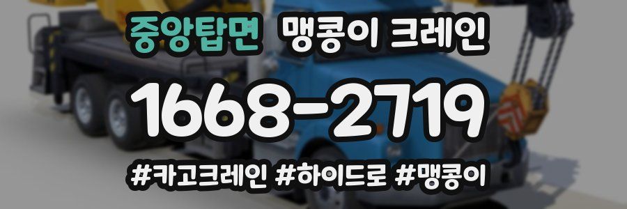 중앙탑면 맹콩이 크레인