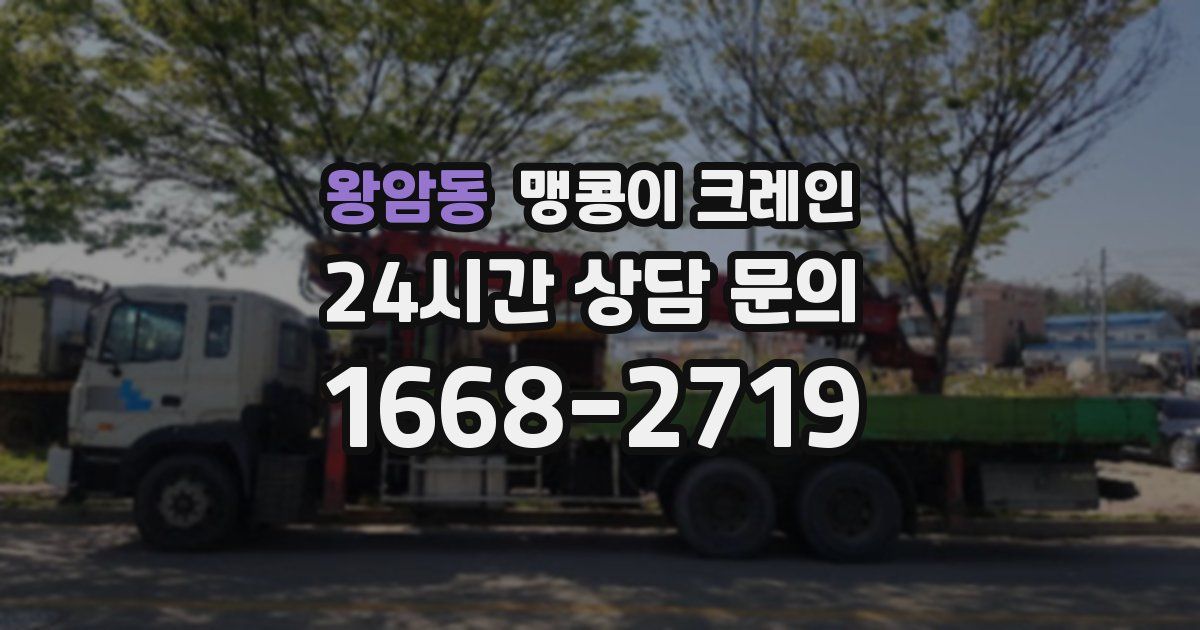 왕암동 맹콩이 크레인