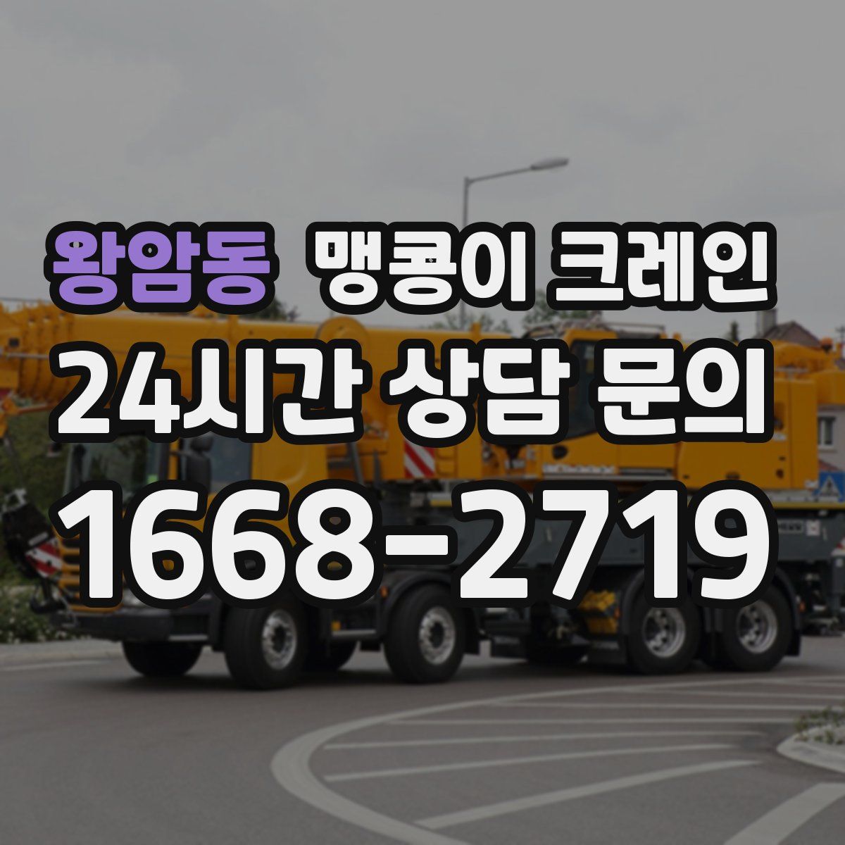 왕암동 맹콩이 크레인