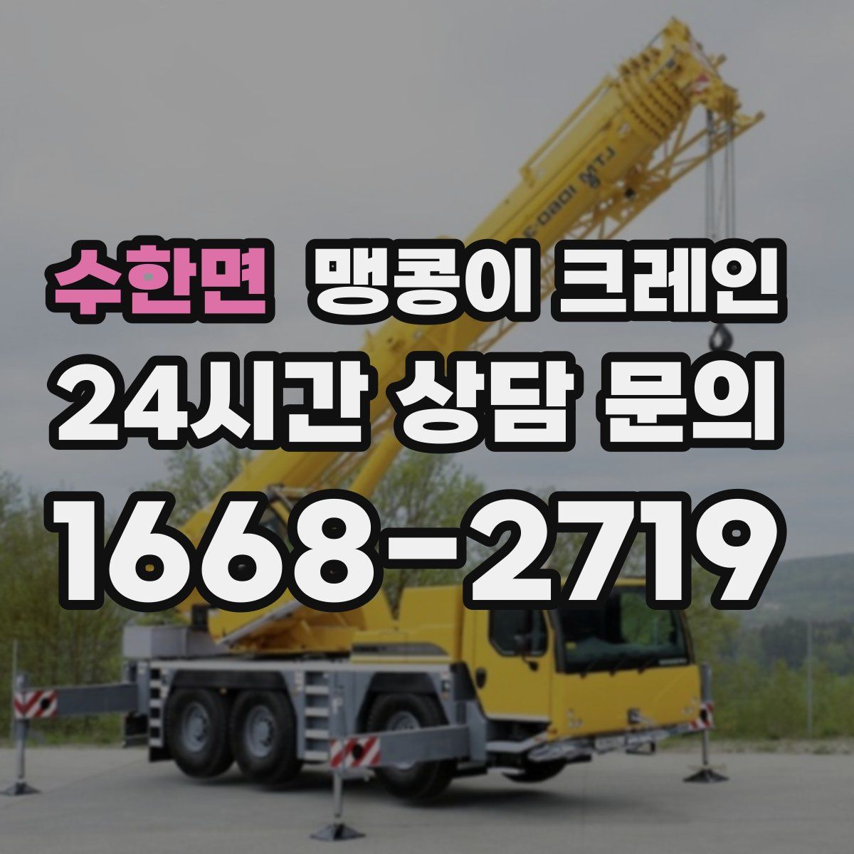 수한면 맹콩이 크레인