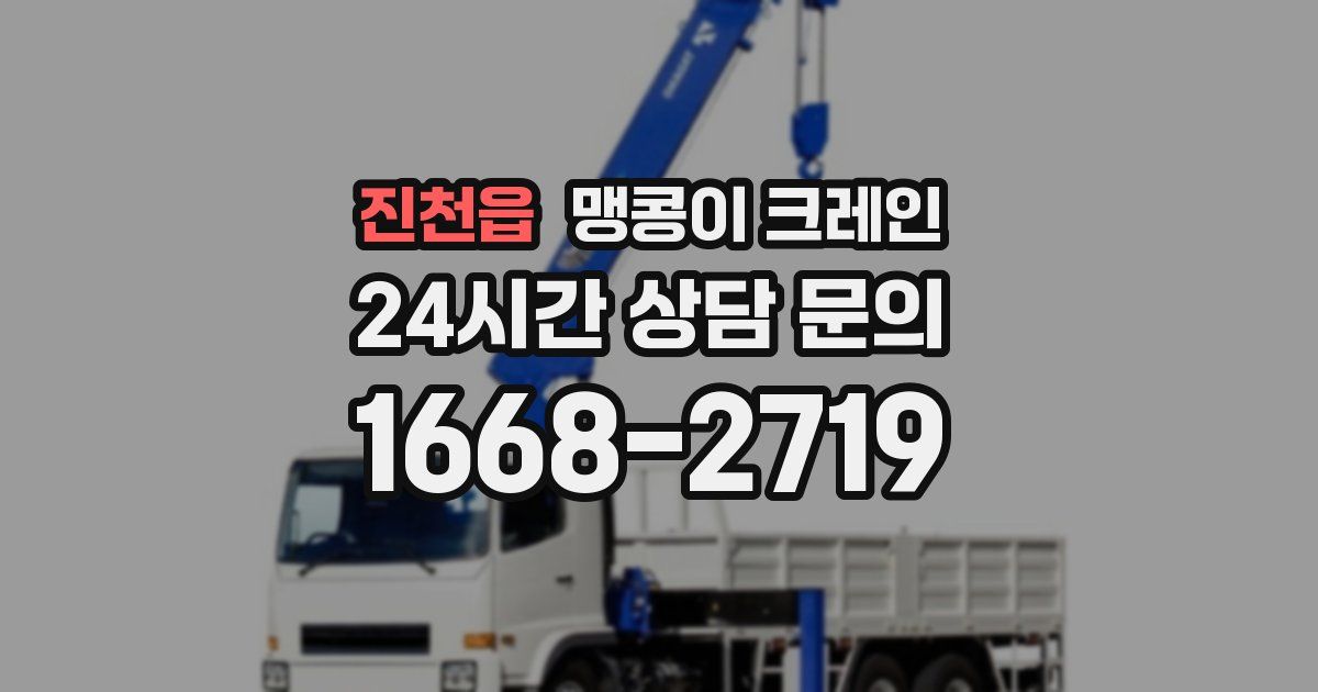진천읍 맹콩이 크레인