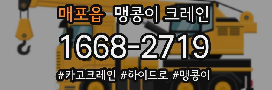 매포읍 맹콩이 크레인