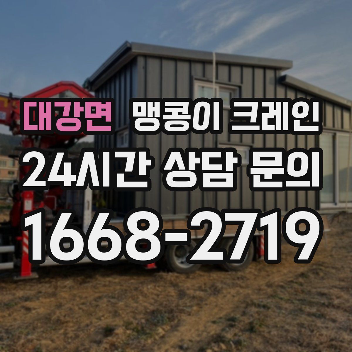 대강면 맹콩이 크레인