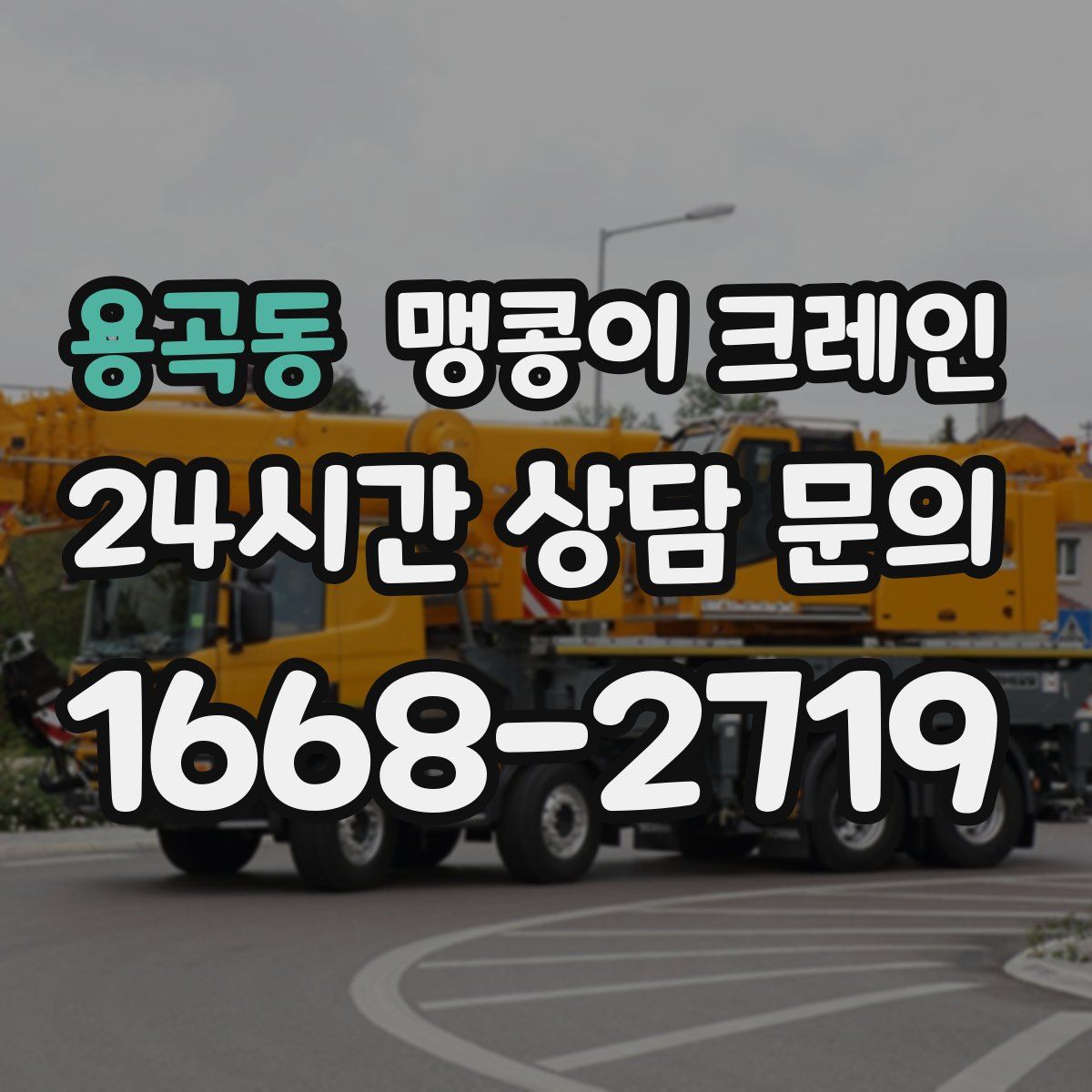 용곡동 맹콩이 크레인
