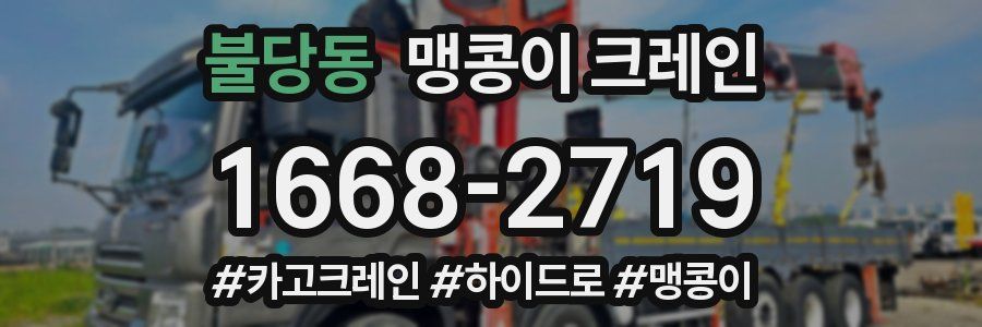 불당동 맹콩이 크레인