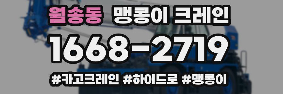 월송동 맹콩이 크레인