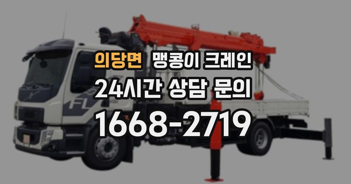 의당면 맹콩이 크레인