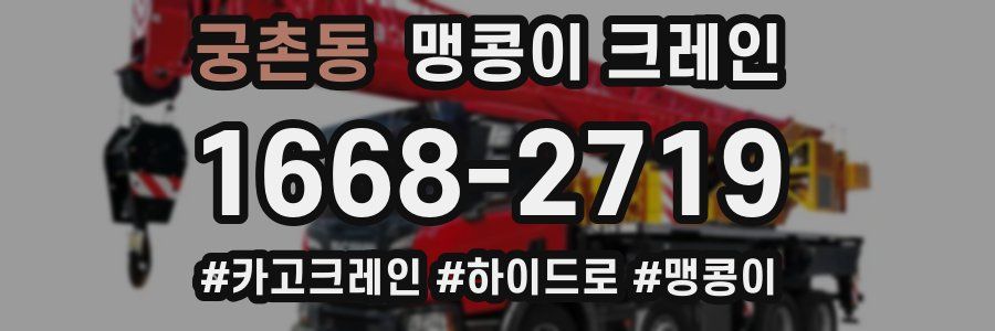 궁촌동 맹콩이 크레인