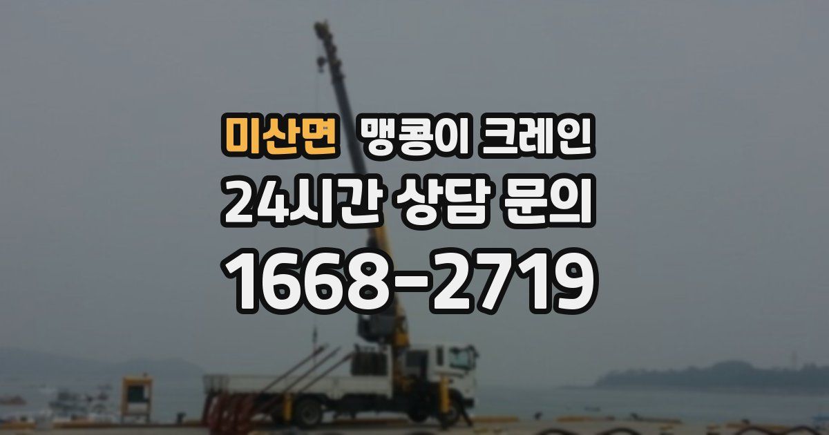 미산면 맹콩이 크레인