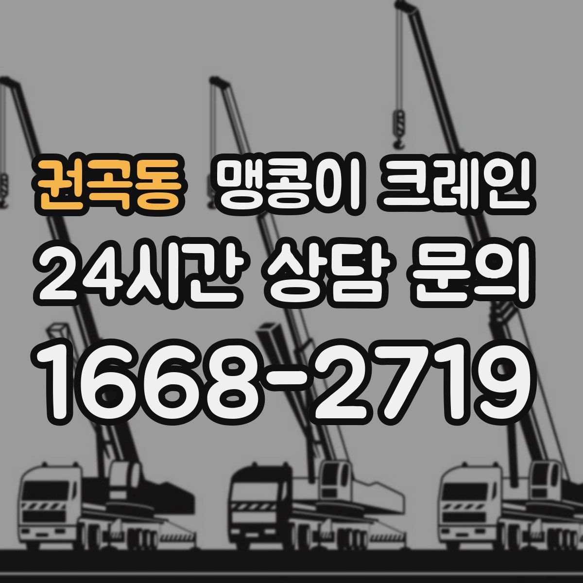 권곡동 맹콩이 크레인