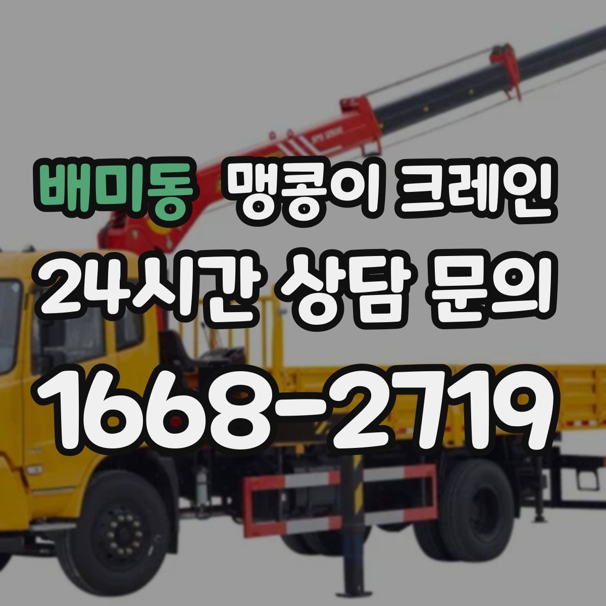 배미동 맹콩이 크레인