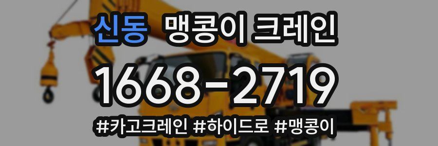 신동 맹콩이 크레인