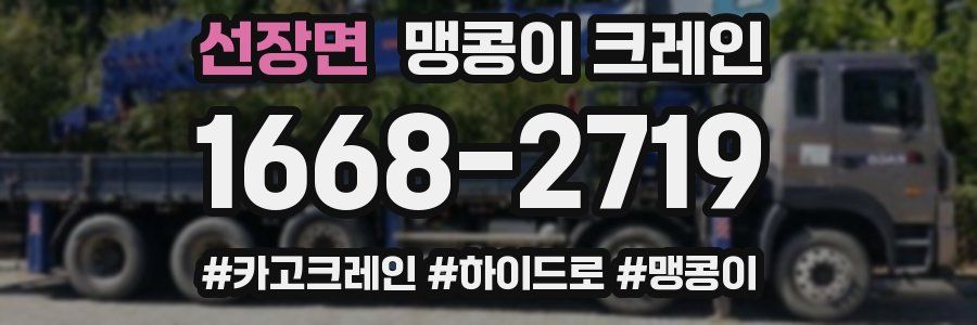 선장면 맹콩이 크레인