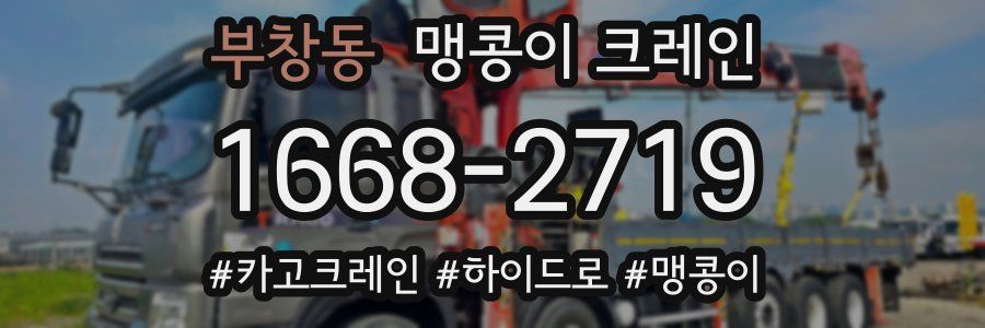 부창동 맹콩이 크레인