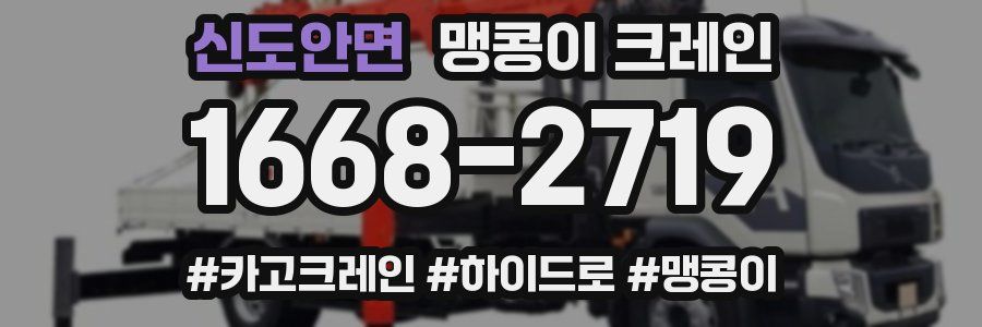 신도안면 맹콩이 크레인