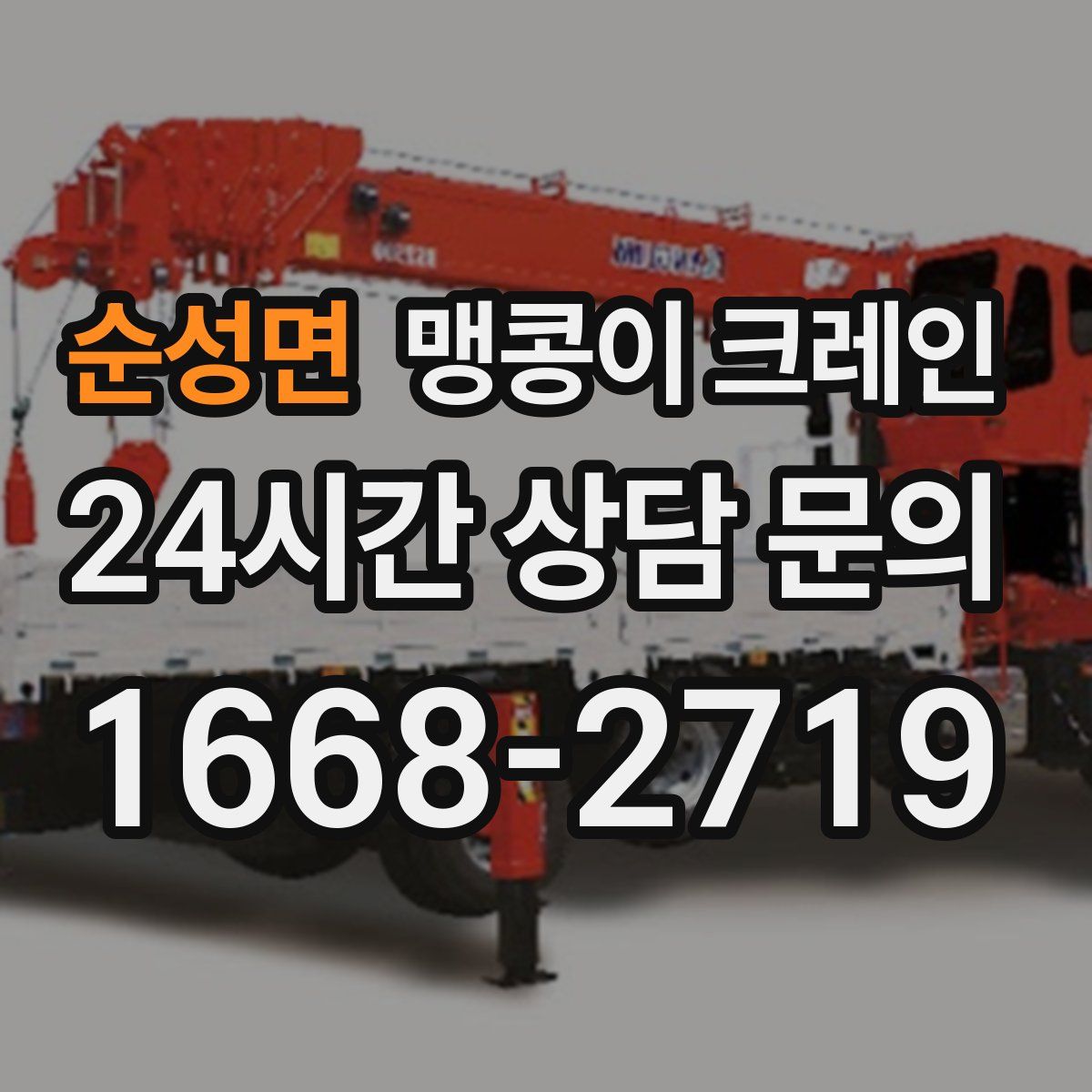 순성면 맹콩이 크레인