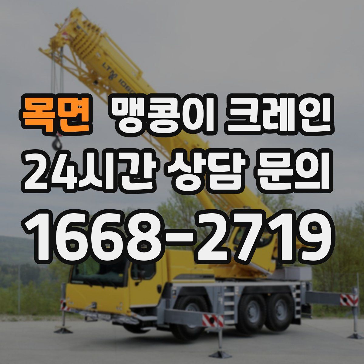목면 맹콩이 크레인