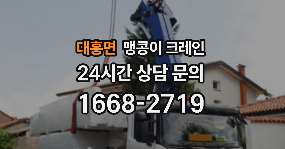 대흥면 맹콩이 크레인
