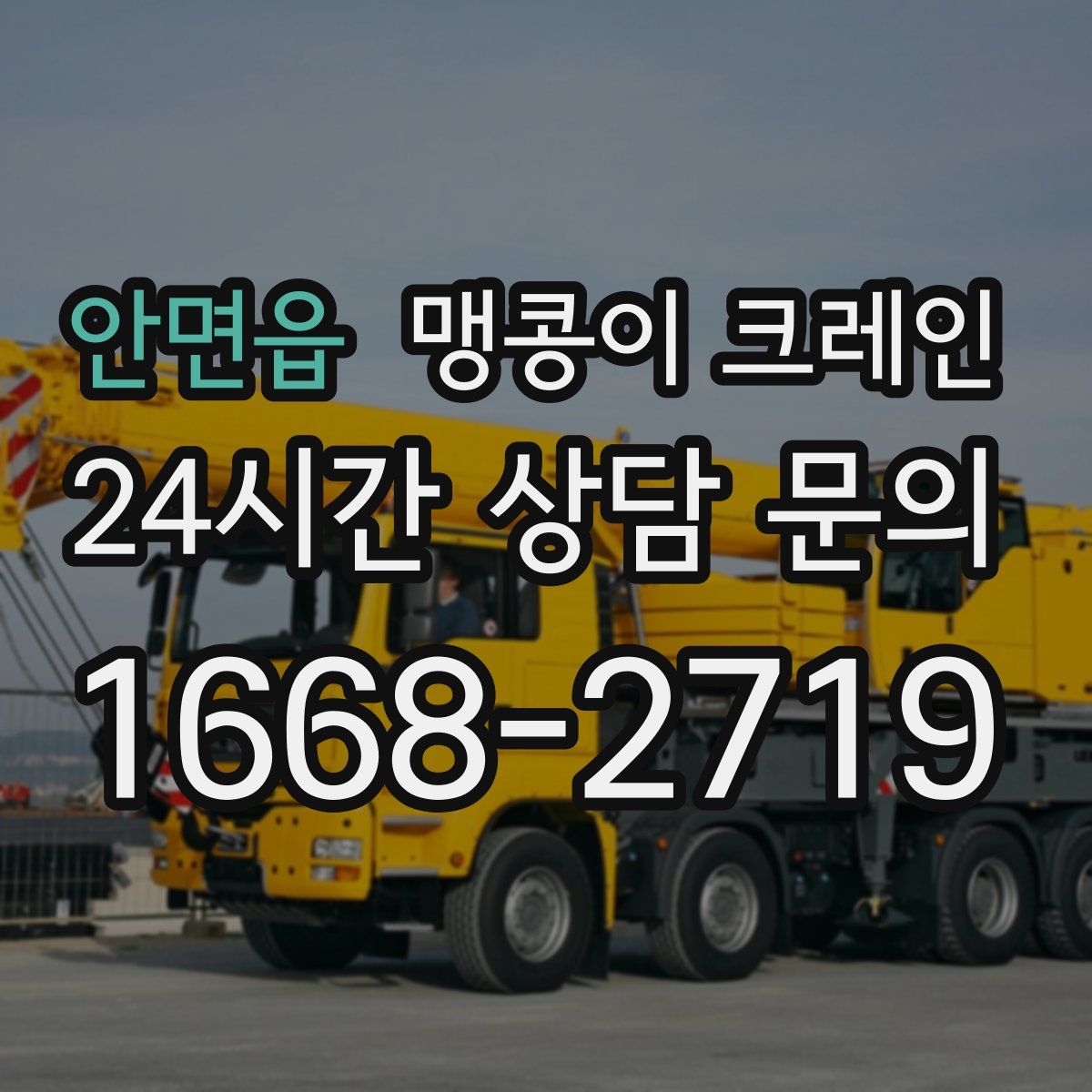 안면읍 맹콩이 크레인